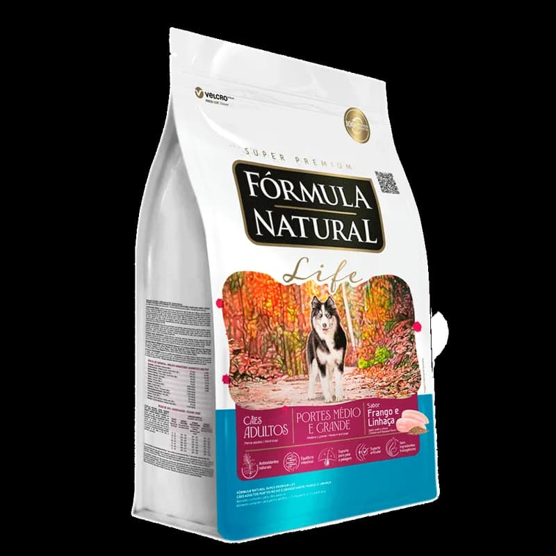 Ração Fórmula Natural Life Cães Adultos Médio e Grande