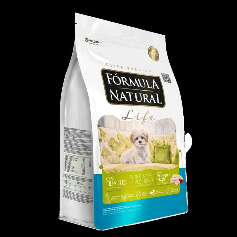 Ração Fórmula Natural Life Super Premium para Cães Filhotes Minis e Pequenos