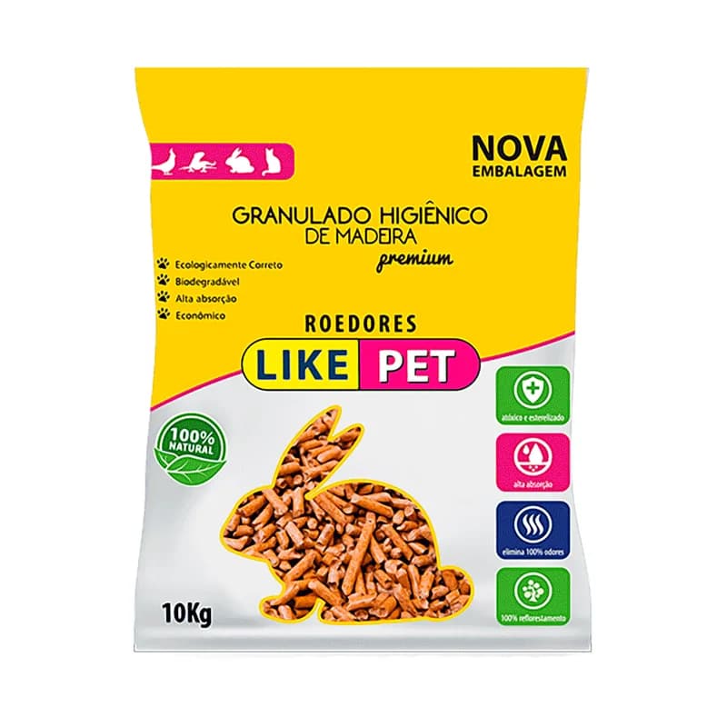 Granulado Higiênico para Roedores Like Pet