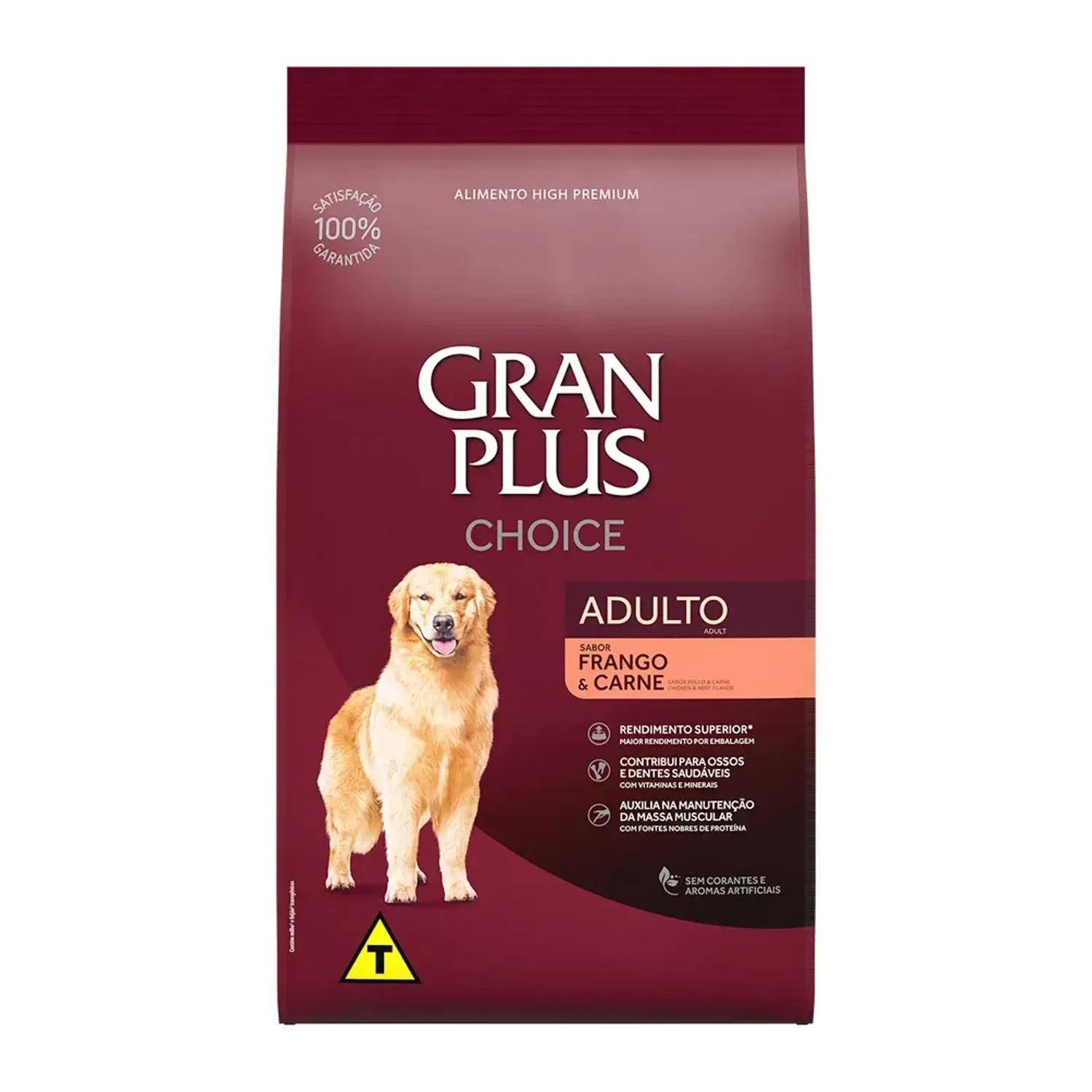 Ração GranPlus Choice Cães Adultos Frango e Carne — 15 kg