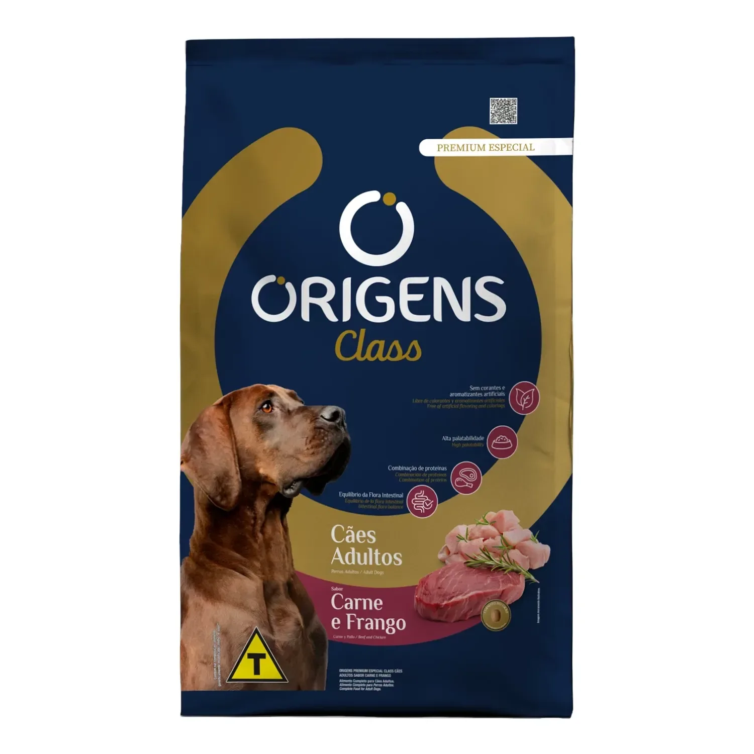 Ração Origens Class Cães Adultos Carne e Frango — 20 kg