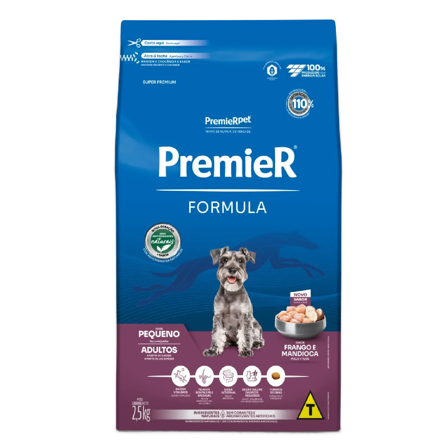 Ração Premier Formula Cães Adultos Raças Pequenas Frango e Mandioca
