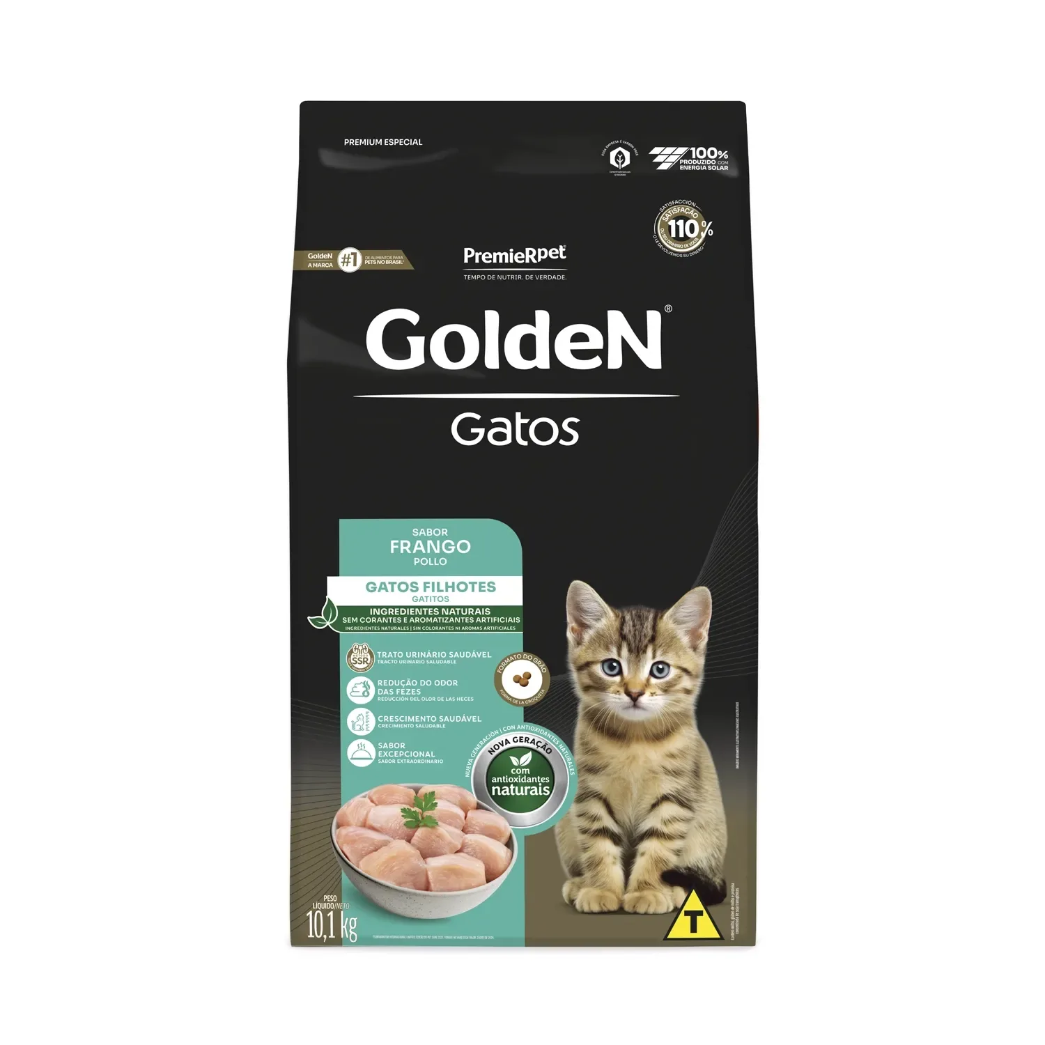Ração Golden Gatos Filhotes Sabor Frango — 10.1 kg