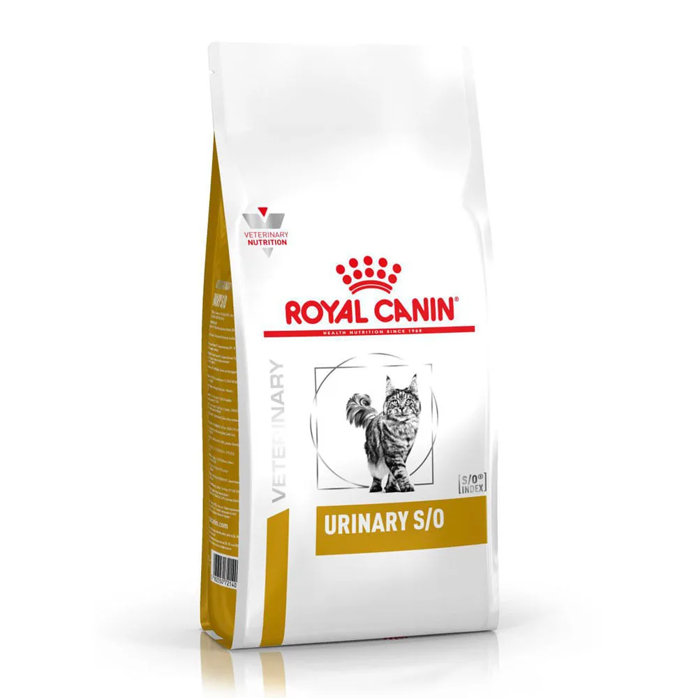 Ração Royal Canin Veterinary Diet Urinary S/O para Gatos com Cálculos Urinários