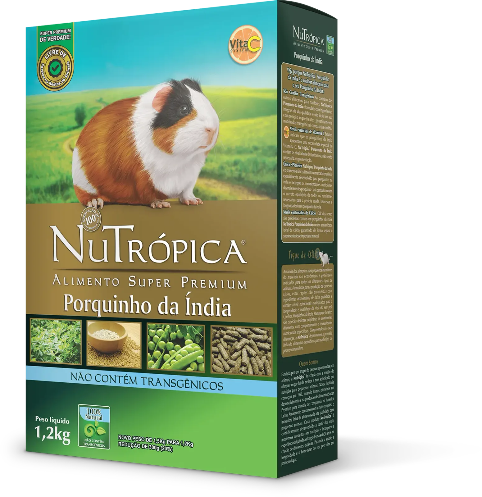 Ração Nutrópica para Porquinho-da-Índia Super Premium — 1.2 kg