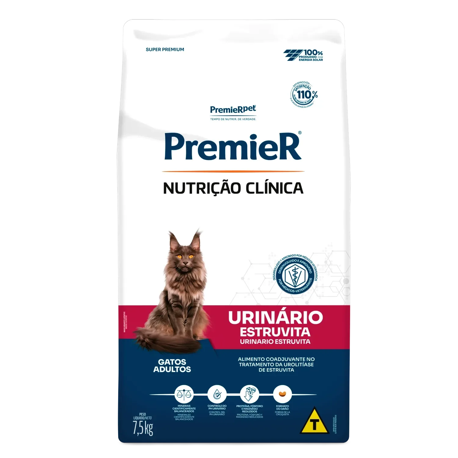 Ração Premier Nutrição Clínica Urinário Gatos Adultos — 7.5 kg