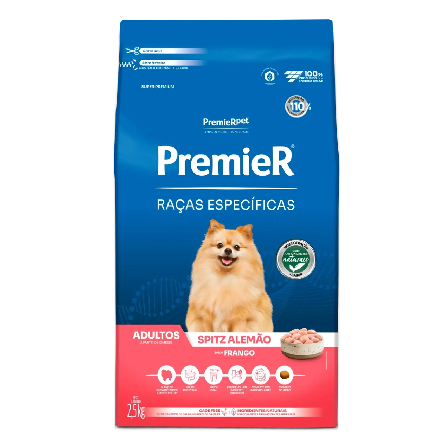 Ração Premier Raças Específicas Spitz Alemão Adultos