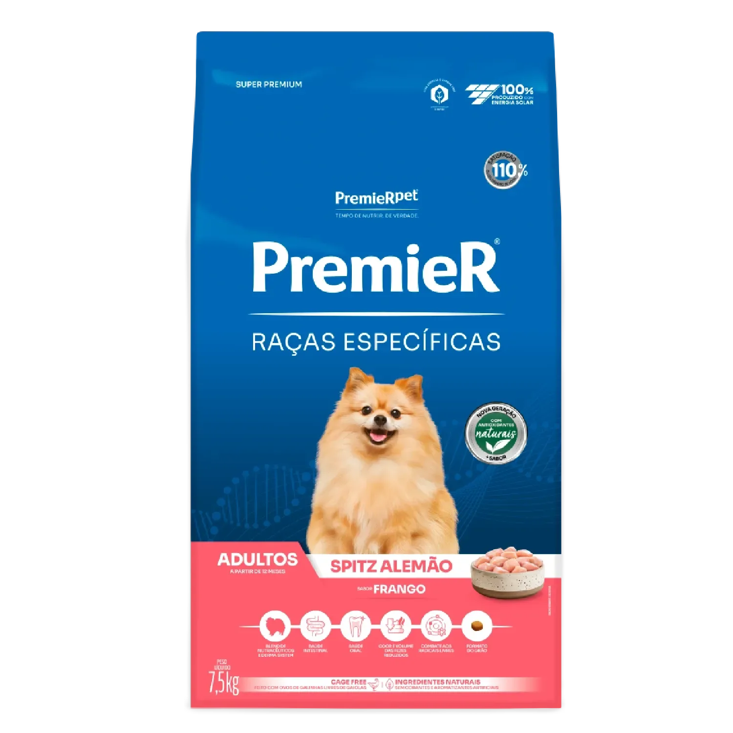 Ração Premier Raças Específicas Spitz Alemão Adultos — 7.5 kg