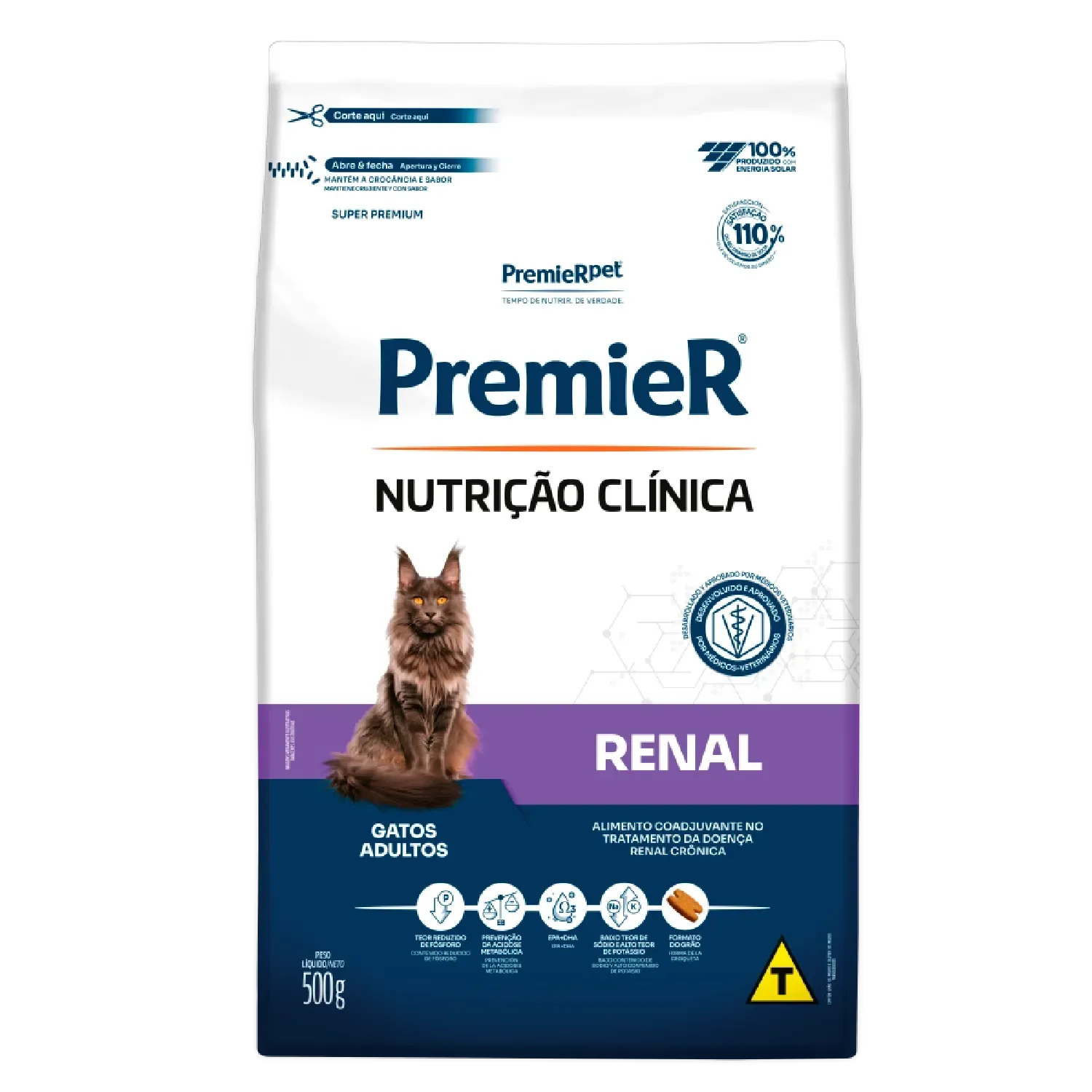 Ração Premier Nutrição Clínica Renal Gatos Adultos