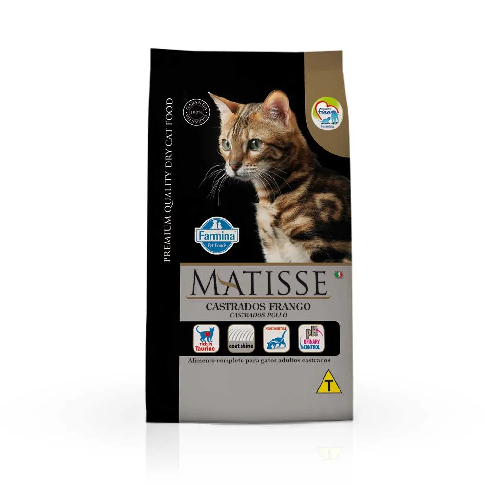 Ração Matisse Gatos Castrados Frango — 7.5 kg