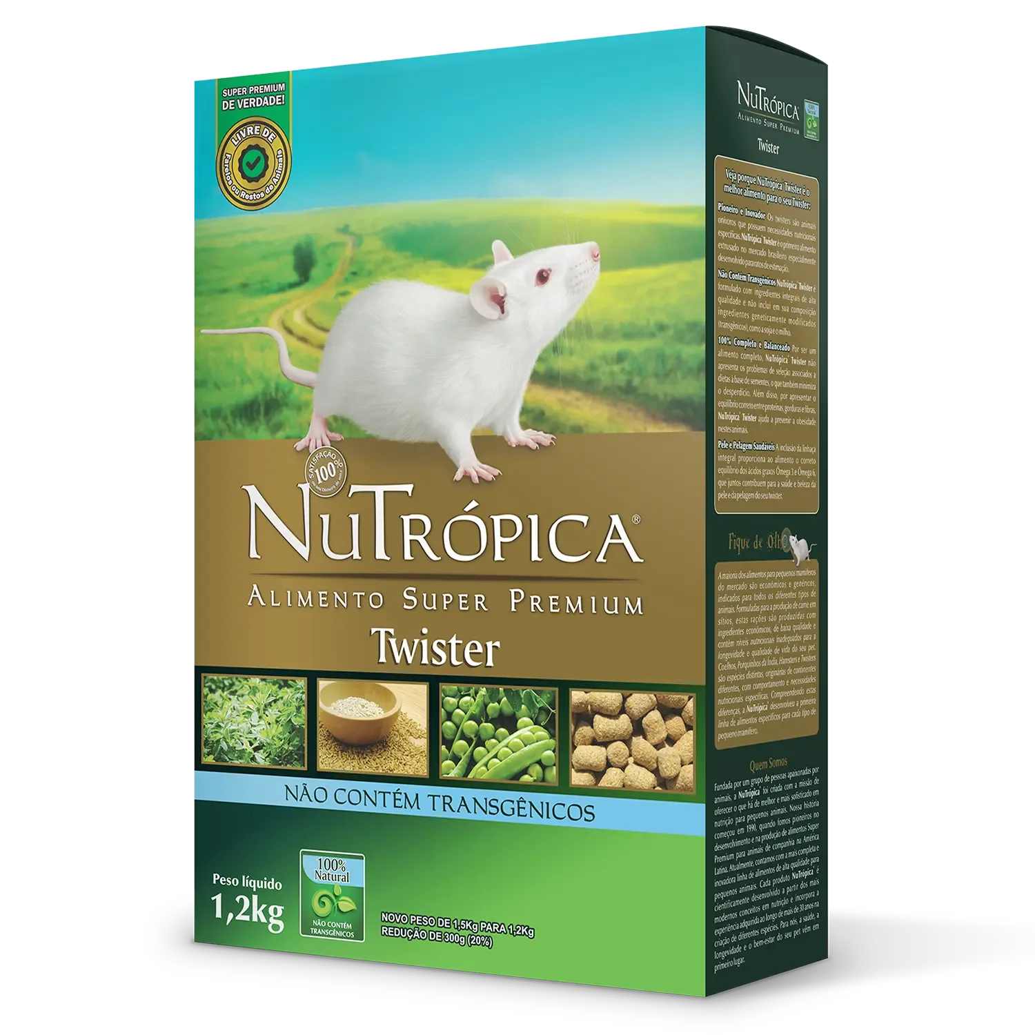 Ração Extrusada Nutrópica para Twister — 1.2 kg