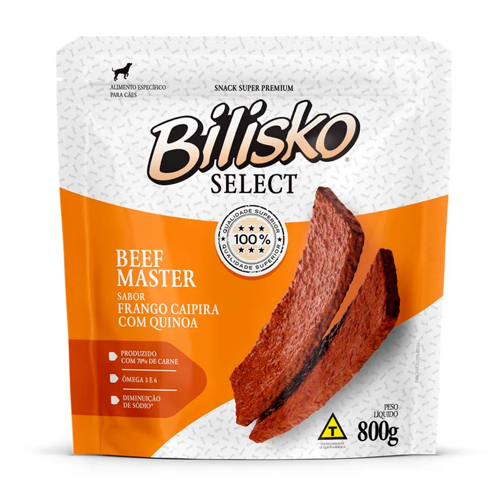 Petisco Bilisko Bifinho de Frango para Cães