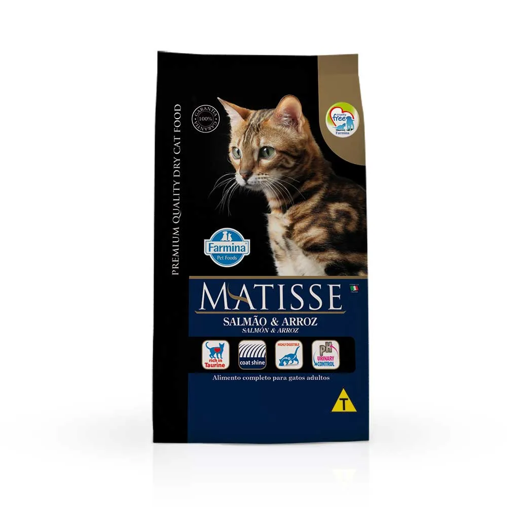 Ração Matisse Gatos Adultos Salmão e Arroz — 7.5 kg