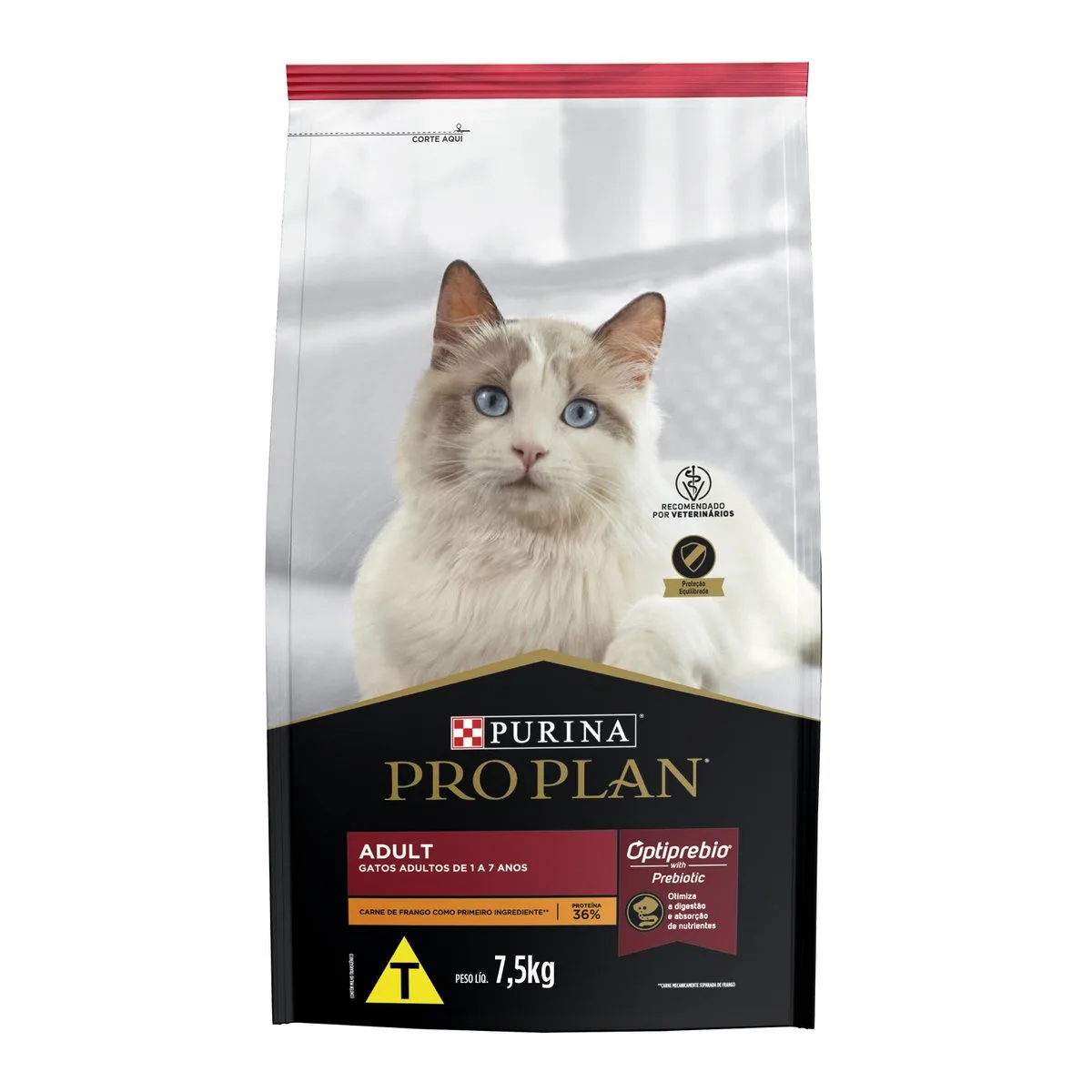 Ração Pro Plan Gatos Adultos Frango e Arroz — 7.5 kg