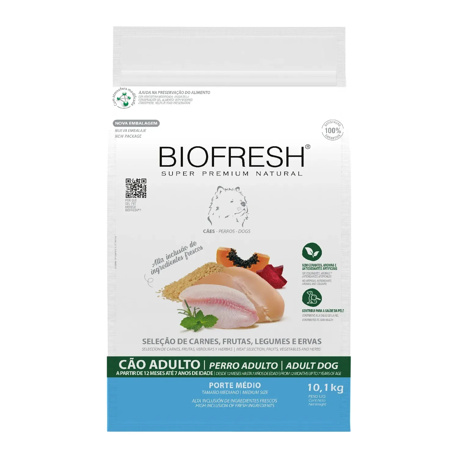 Ração Biofresh Cães Adultos Raças Médias — 10.1 kg