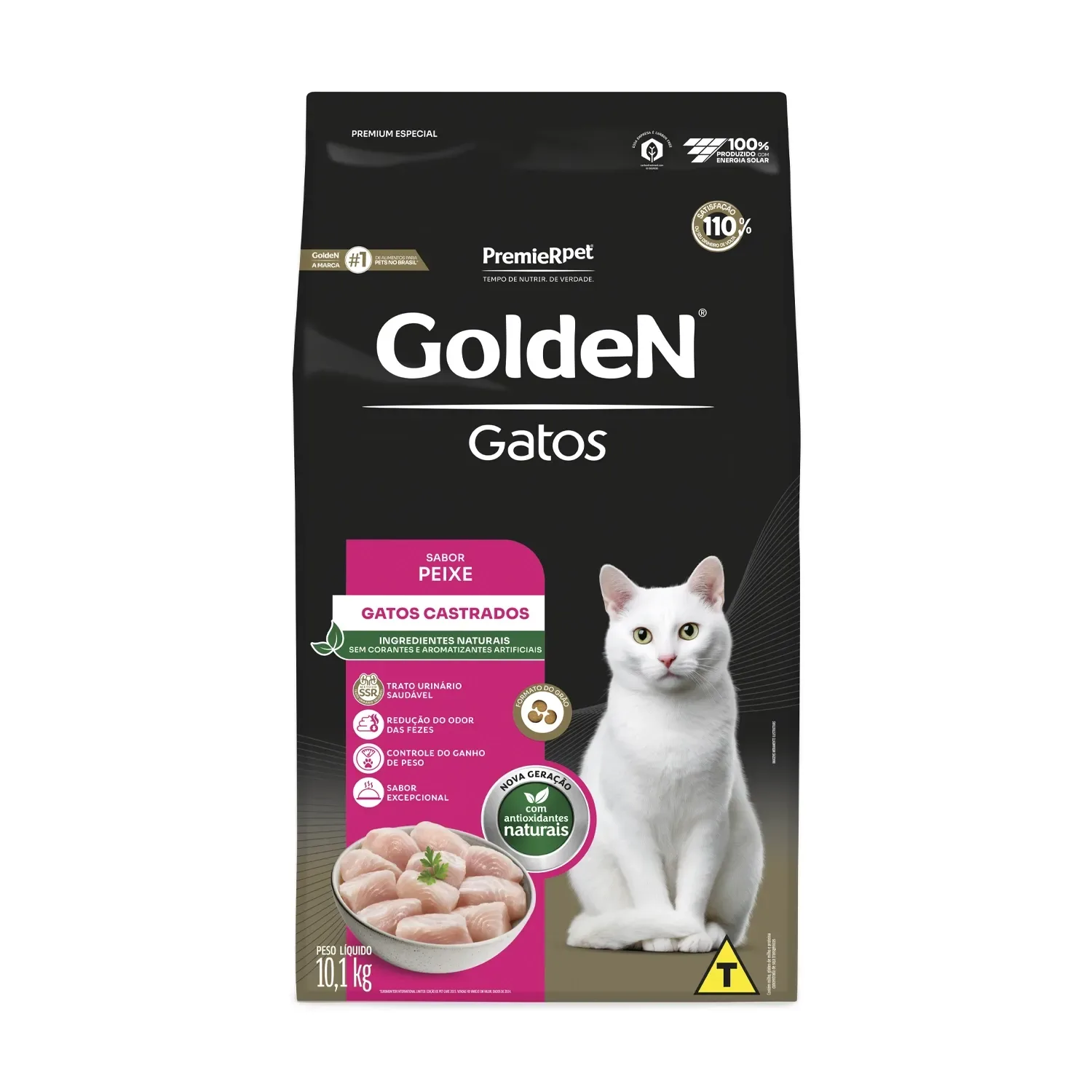 Ração Golden Gatos Castrados Peixe — 10.1 kg