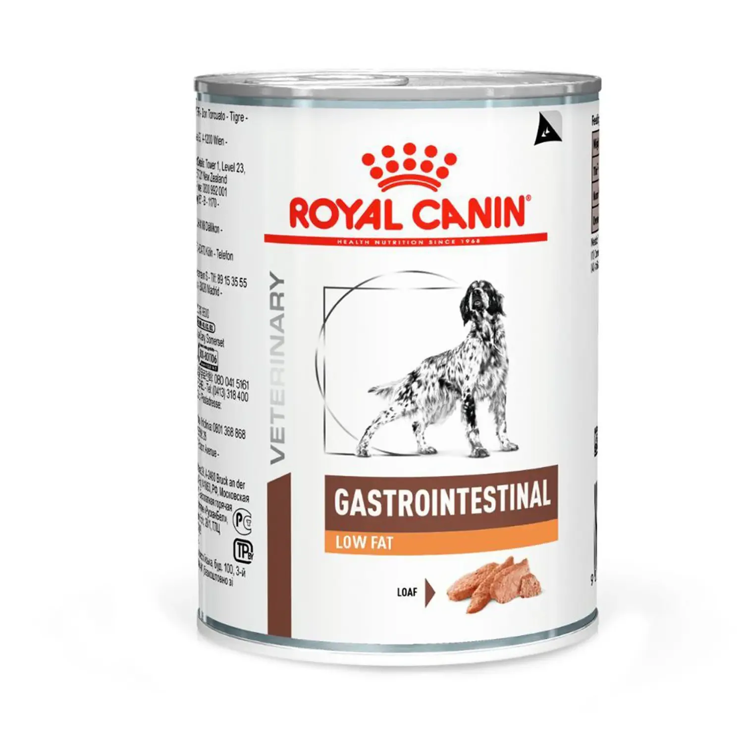 Ração Úmida Royal Canin Lata Veterinary Diet Gastrointestinal Low Fat para Cães Adultos
