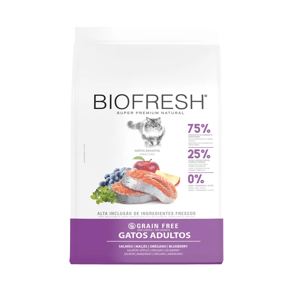 Ração Biofresh Gatos Adultos Salmão — 1.5 kg