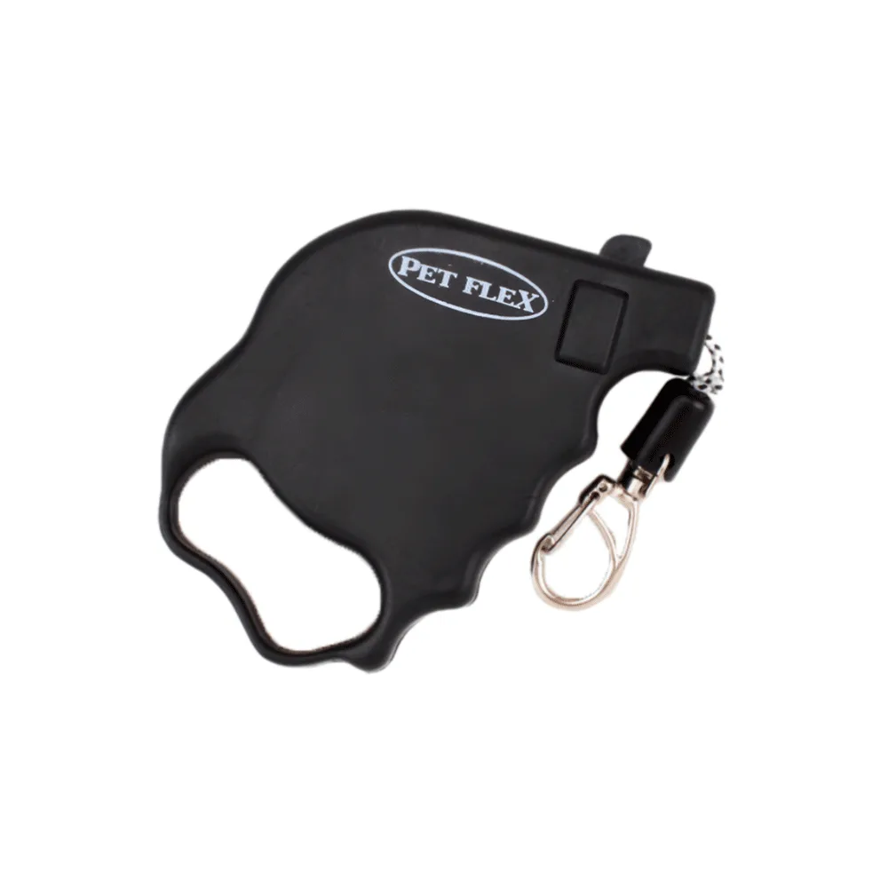 Guia Retrátil Classic Pet Flex Preta