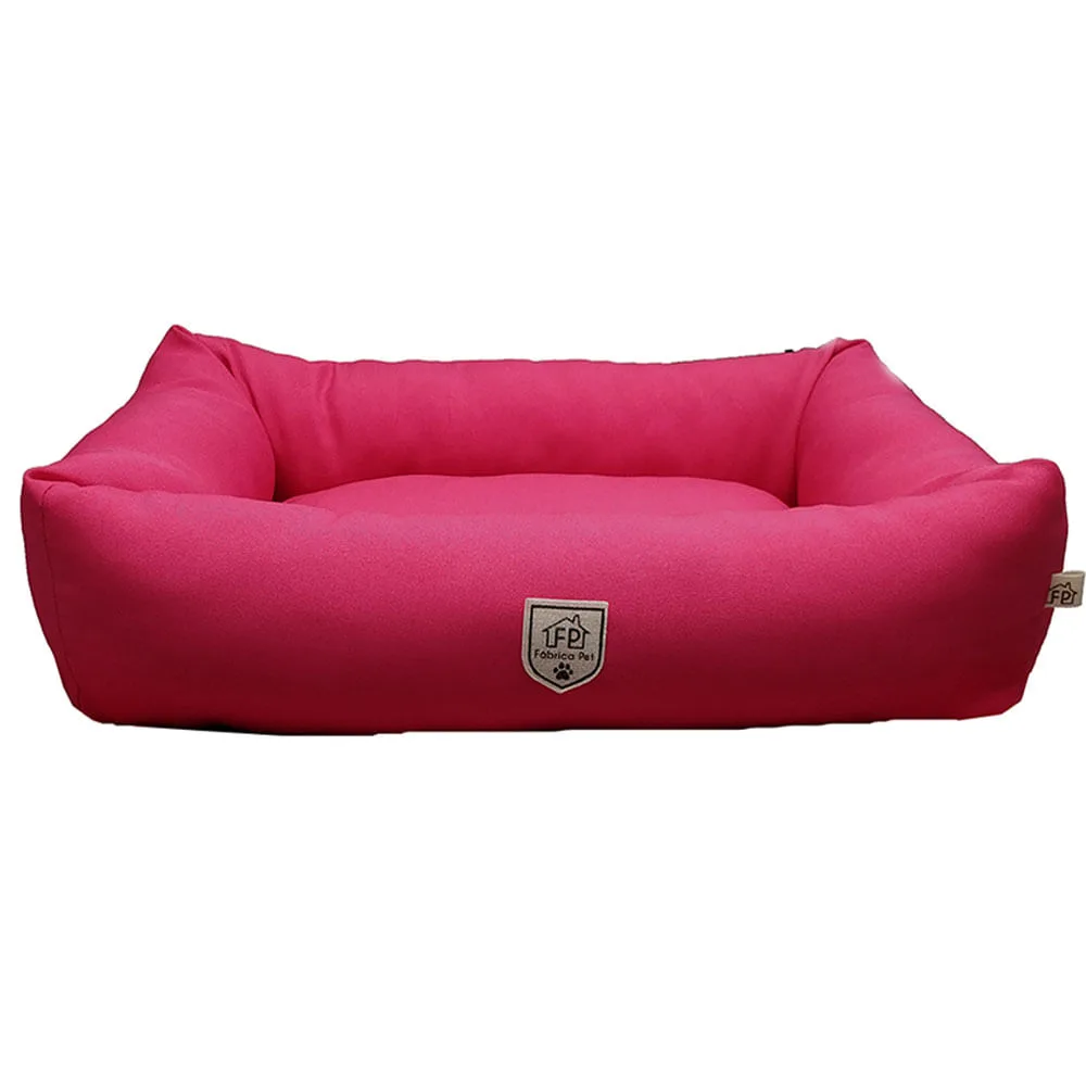 Cama Retangular Fábrica Pet Rosa