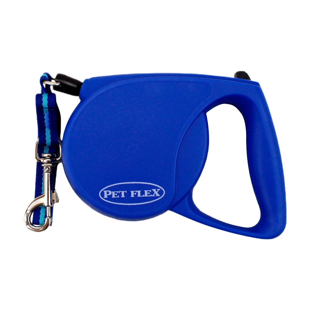Guia Retrátil Premium Pet Flex Azul — até 20 kg - 4 M