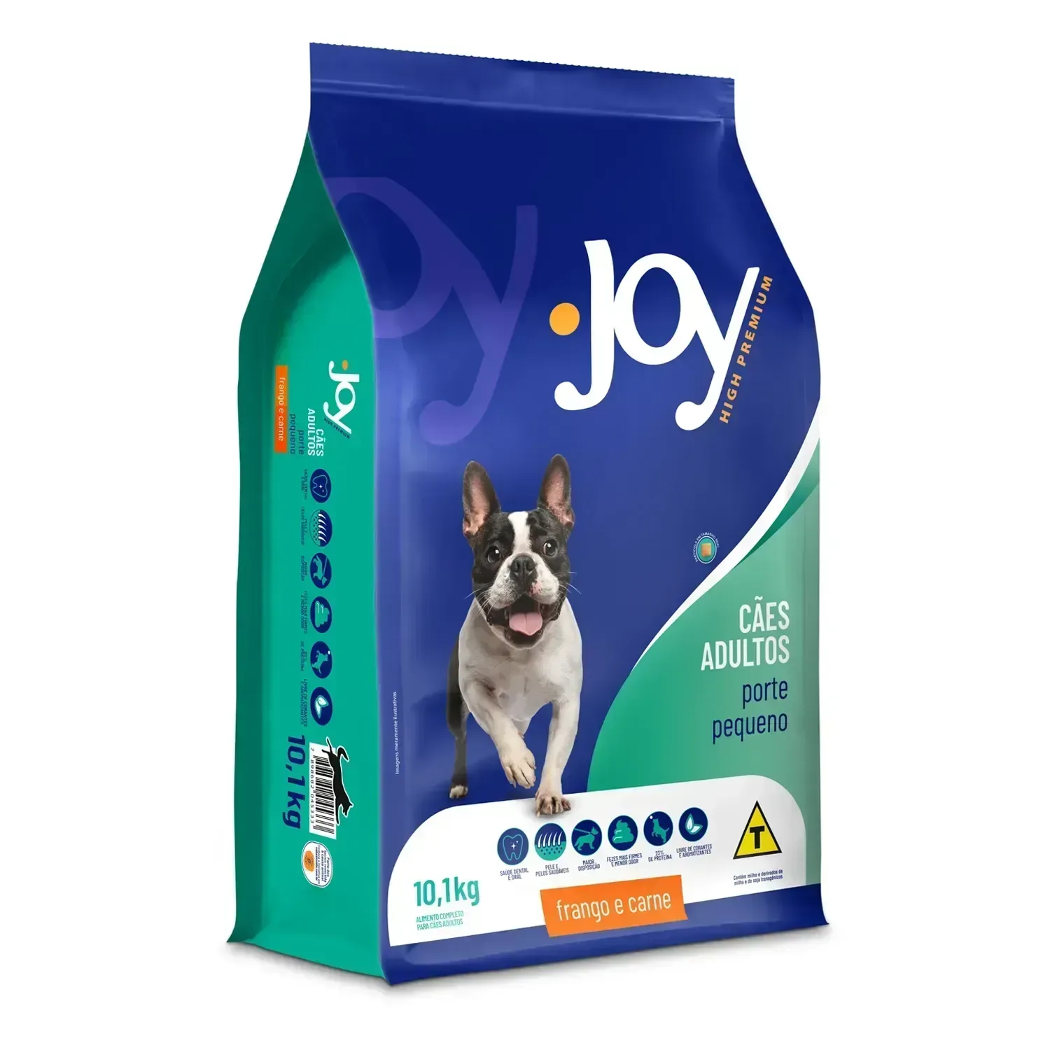 Ração Joy High Premium Cães Adultos Raças Pequenas Frango e Carne — 10.1 kg