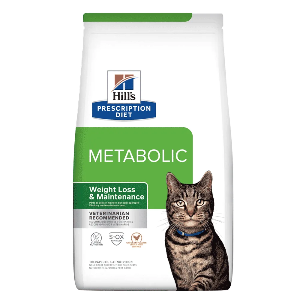 Ração Hill's Prescription Diet Metabolic Obesidade Gatos Adultos