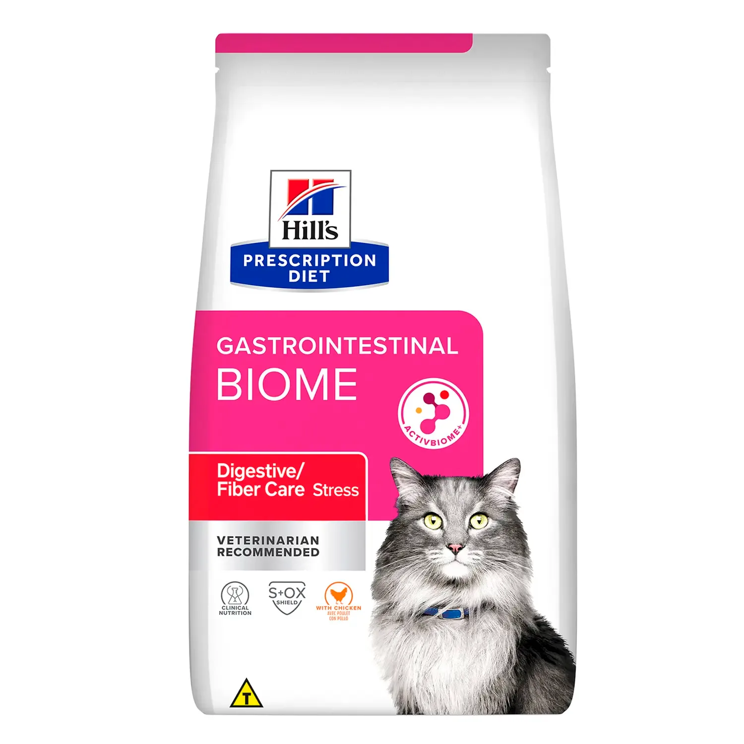 Ração Hill's Prescription Diet GI Biome Stress para Gatos Adultos Gastrointestinal