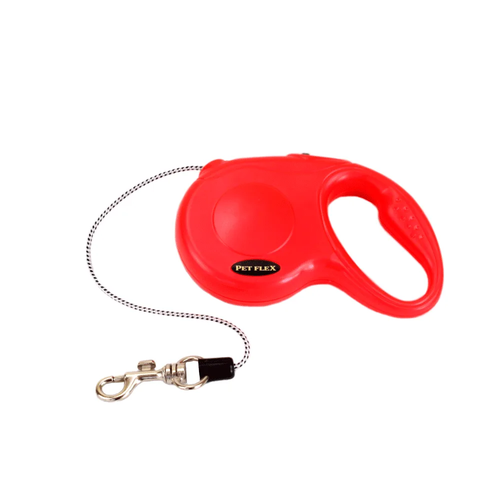 Guia Retrátil Classic Pet Flex Vermelha