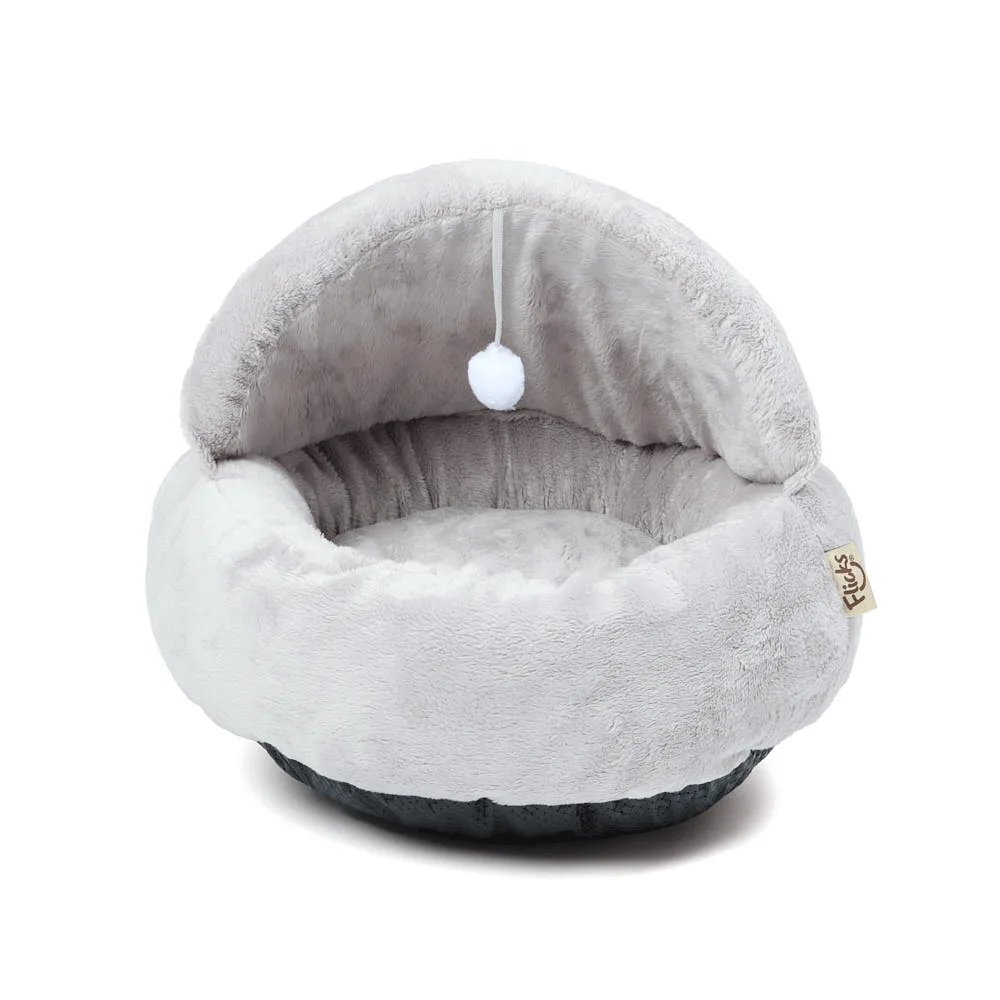 Toca Cama para Gatos Flicks Cinza