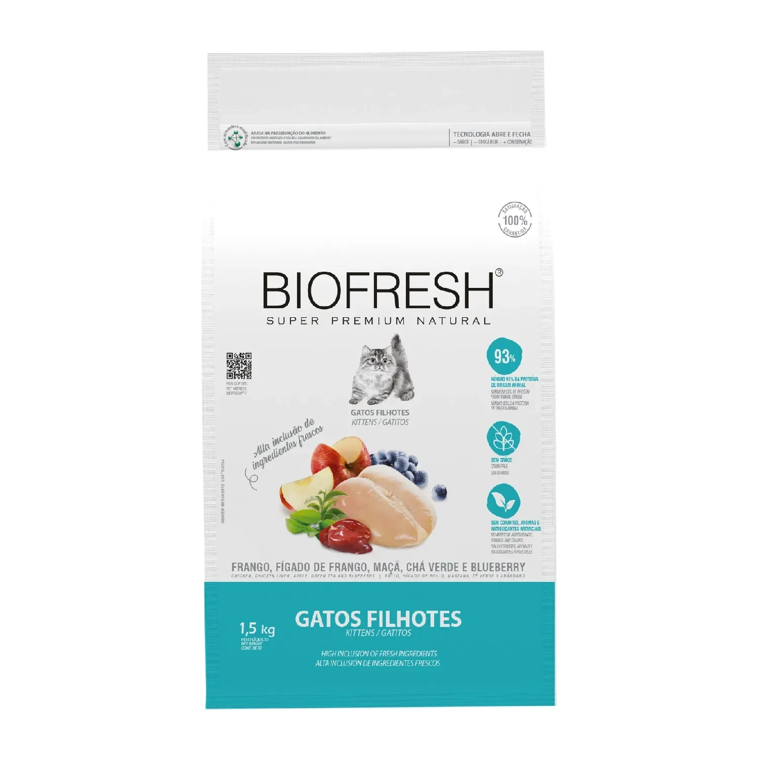 Ração Biofresh Gatos Filhotes Frango — 1.5 kg