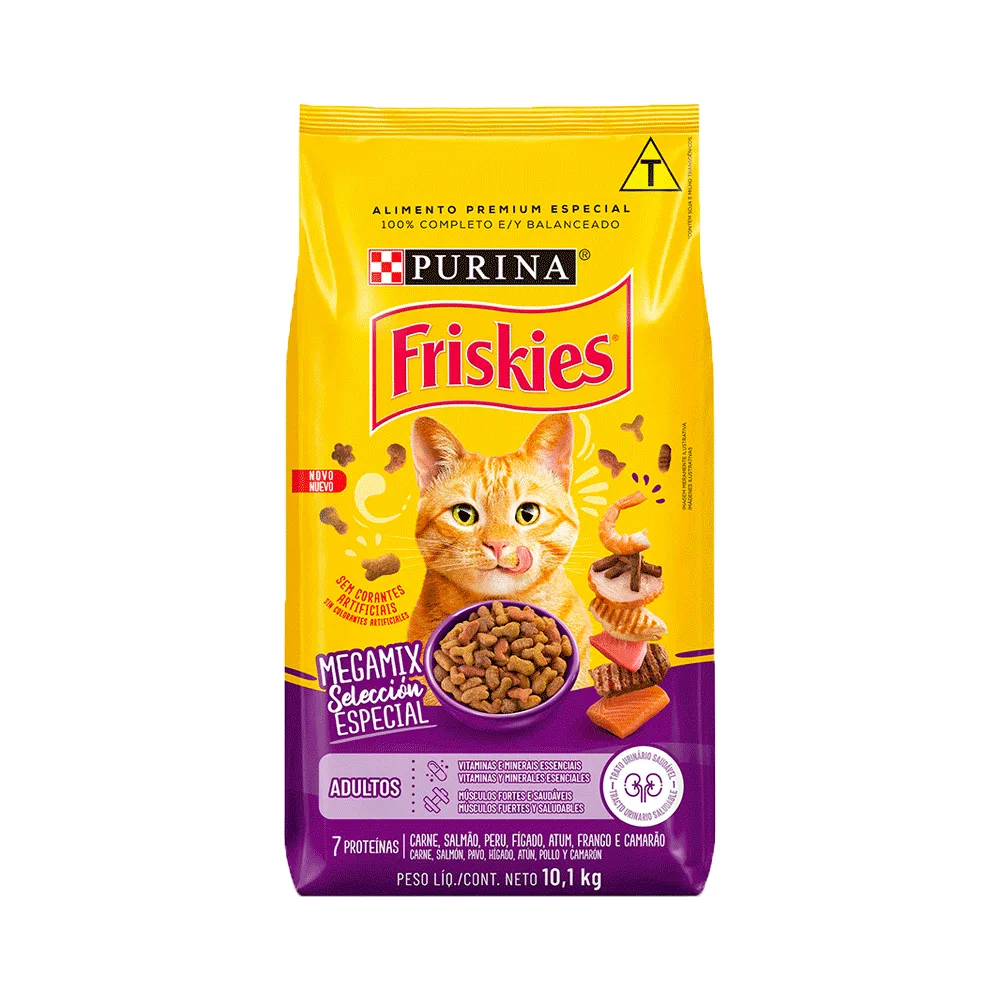 Ração Friskies Gatos Adultos Megamix — 10.1 kg