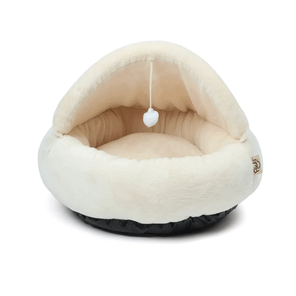 Toca Cama para Gatos Flicks Bege — M
